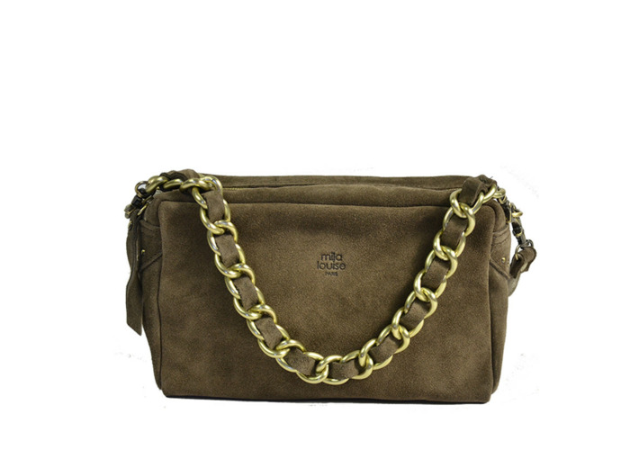 Mila Louise Mama V Sac Trotteur Fumé Kaki