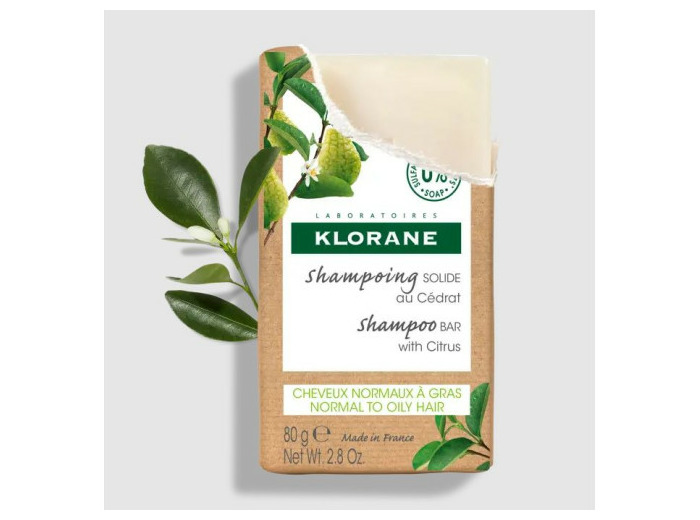 KLORANE SHAMPOING SOLIDE AU CEDRAT 80GR