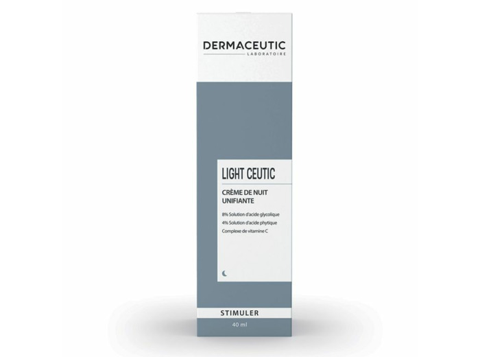 Creme De Nuit Unifiante 40ml Light Ceutic Stimuler Dermaceutic