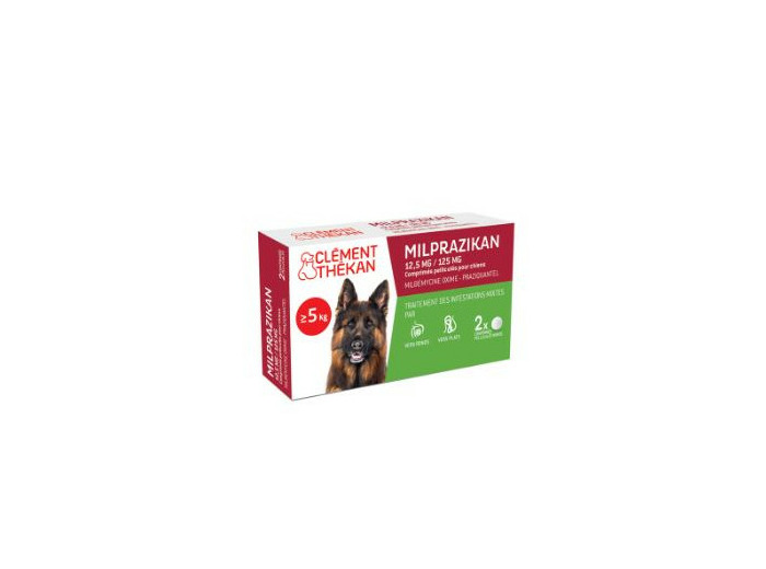 CT MILPRAZIKAN 12.5MG/125MG B/2