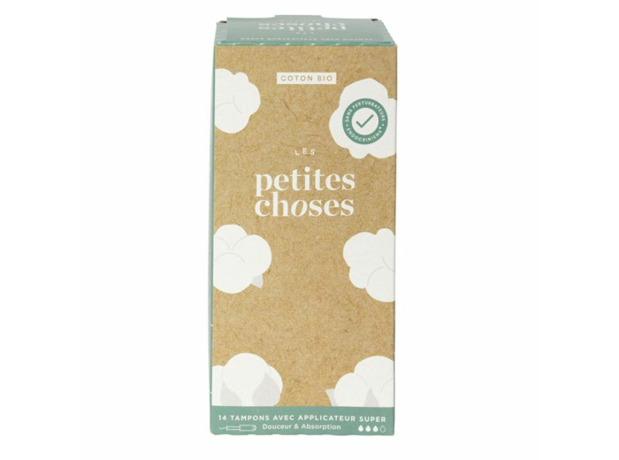 Tampons Flux Super Avec Applicateurs Coton Bio x4 Les Petites Choses