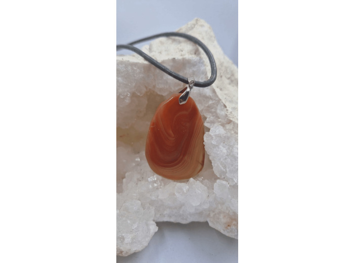 Pendentif tranche agate olpa2177