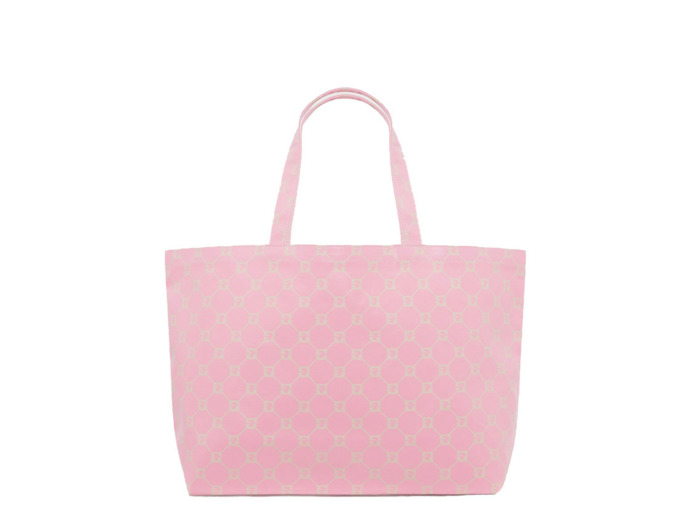 Gérard Darel Lolita Sac Cabas En Toile Monogrammée Fraise/Vanille