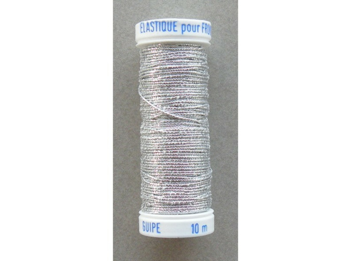 Fil élastique pour fronces Argent
