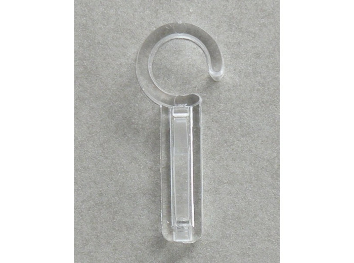 Agrafe d'anneaux simple cristal