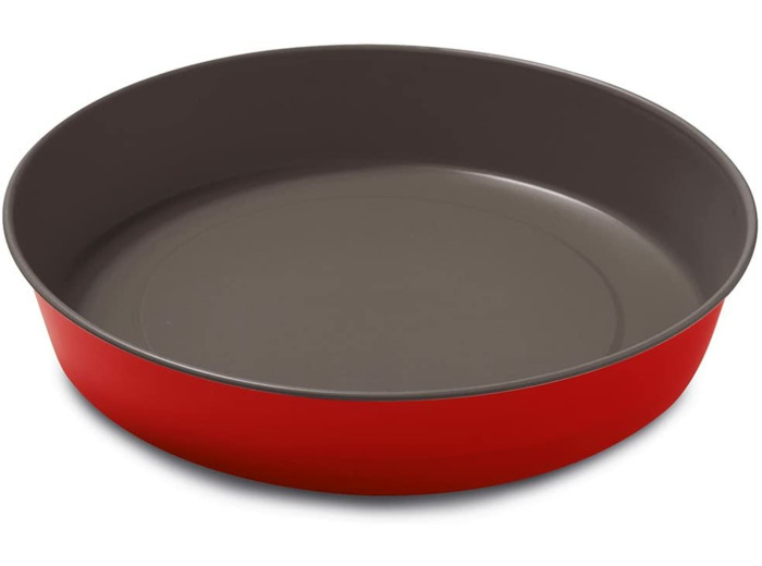 Guardini ROSSANA Moule à clafoutis 28 cm Acier antiadhésif Rouge Diamètre 28 cm Ligne rouge 28cm