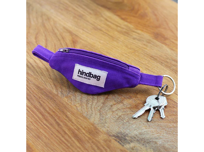 Hindbag Porte Clés Sac Banane Côme Holi Violet