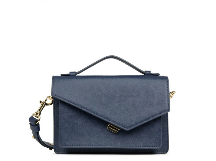 Lancaster Zoé x Lancaster Sac Trotteur Marine 480-011 Bleu Mer