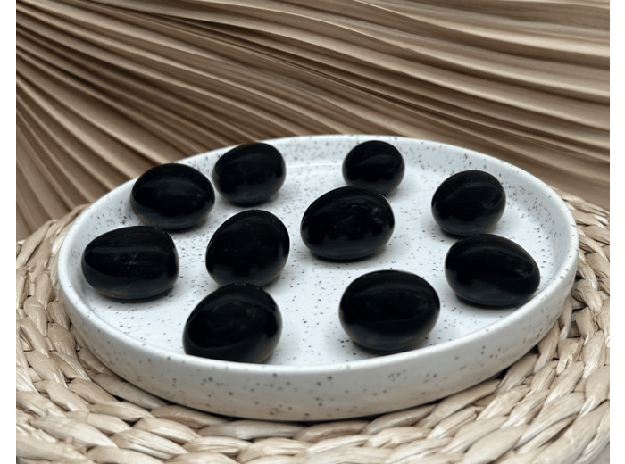 PIERRE ROULÉE OBSIDIENNE OEIL CELESTE