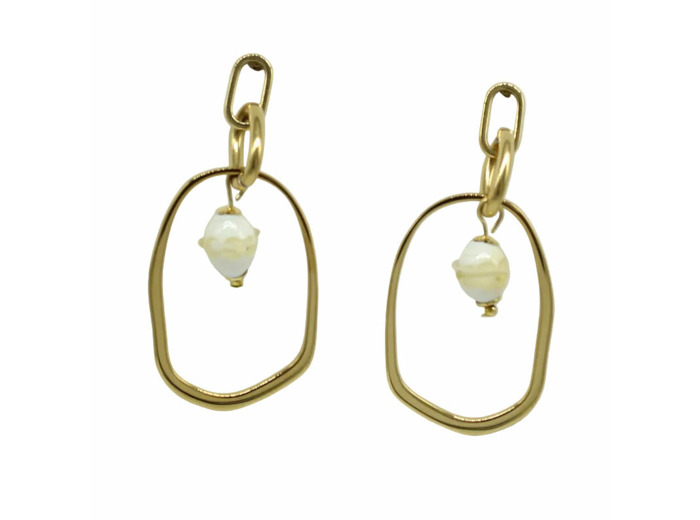 Boucles d'oreilles géométrique DUNE