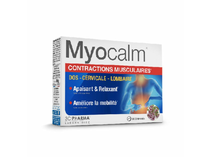 Myocalm Contractions Musculaires 30 Comprimes 3C Pharma