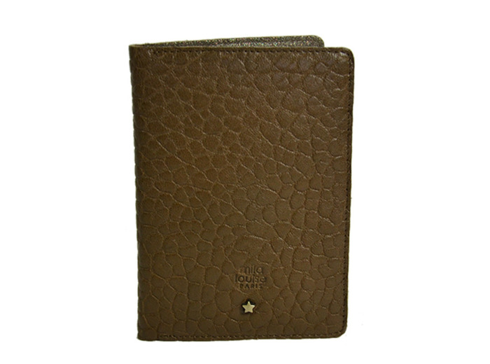 Mila Louise Oru E Porte Cartes Et Passeport Bubble Fumé Kaki