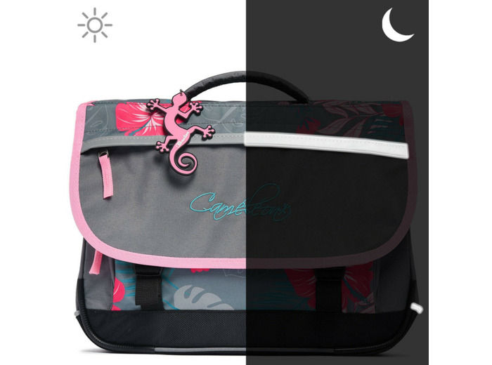Caméléon Basic Actual Cartable 38cm 2 Compartiments Navy Rainbow