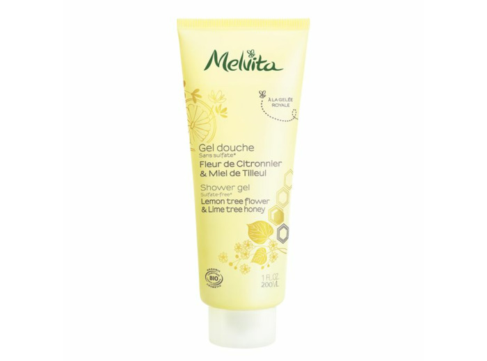 Gel Douche Fleur De Citronnier Et Miel De Tilleul Bio 200ml Melvita
