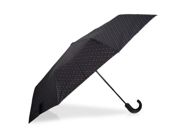 Isotoner Parapluie Homme Poignée Pliant Automatique X-TRA Solide Cravate trait