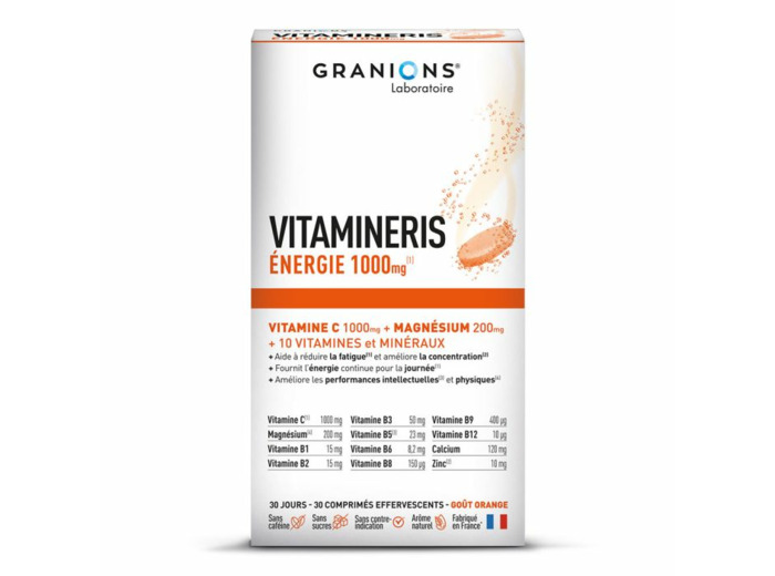 Vitamineris Energie 1000mg 30 comprimés Granions