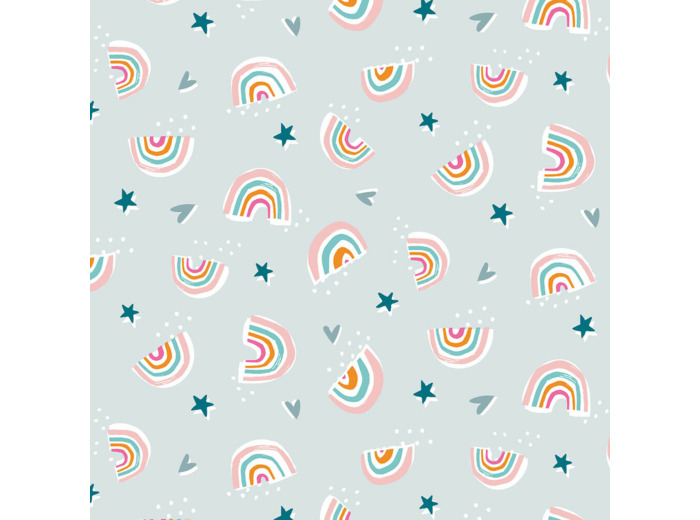 Tissu Dashwood - Rainbow friends