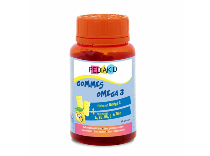 Gommes Omega3 Gout Citron 60 Oursons Pediakid