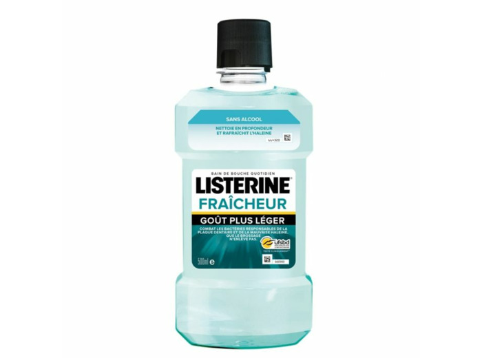 Zero Bain De Bouche Quotidien Menthe Douce 500ml Listerine