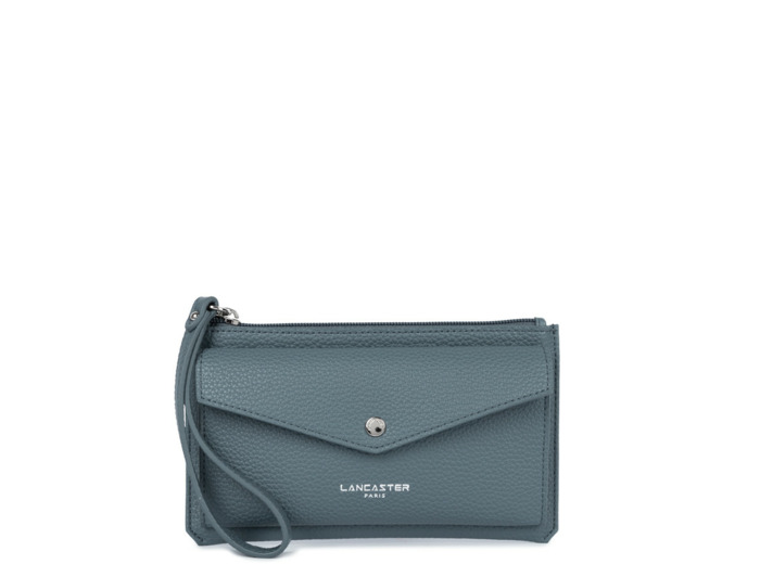 Lancaster Maya Double Kba Pochette Organisée 117-011 Bleu Givré
