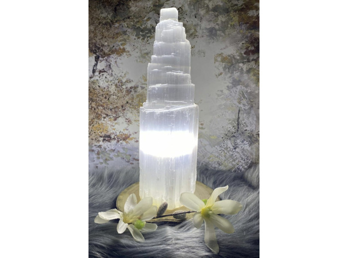 LAMPE SÉLÉNITE BLANCHE