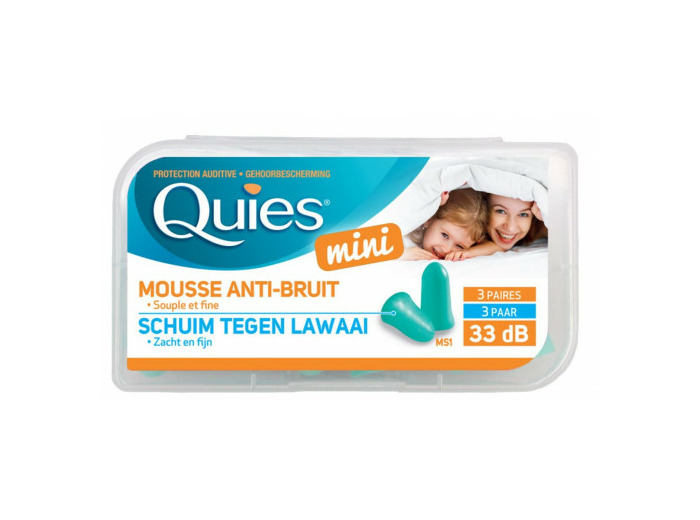 Quies Mini Protection Auditive Mousse 3 paires