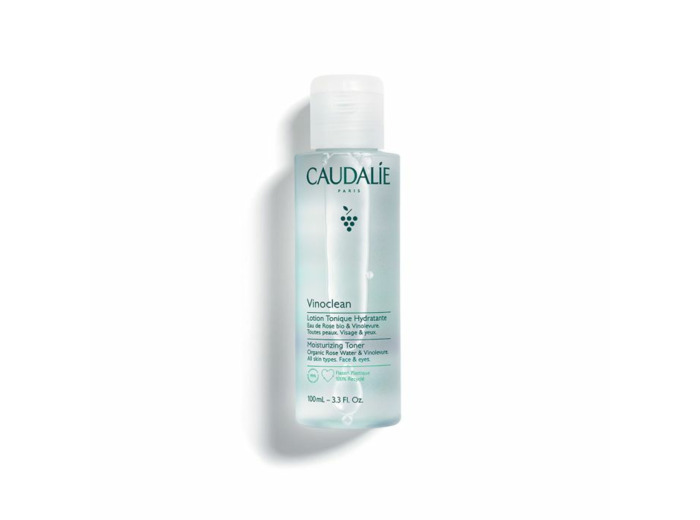 Lotion Tonique Hydratante 100ml Vinoclean Visage Et Yeux Caudalie
