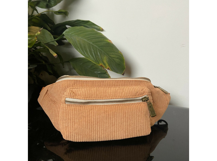 Farfouillette Banane En Velours Camel