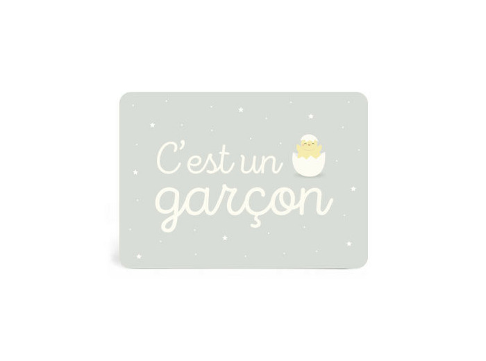 Carte C'est un Garçon