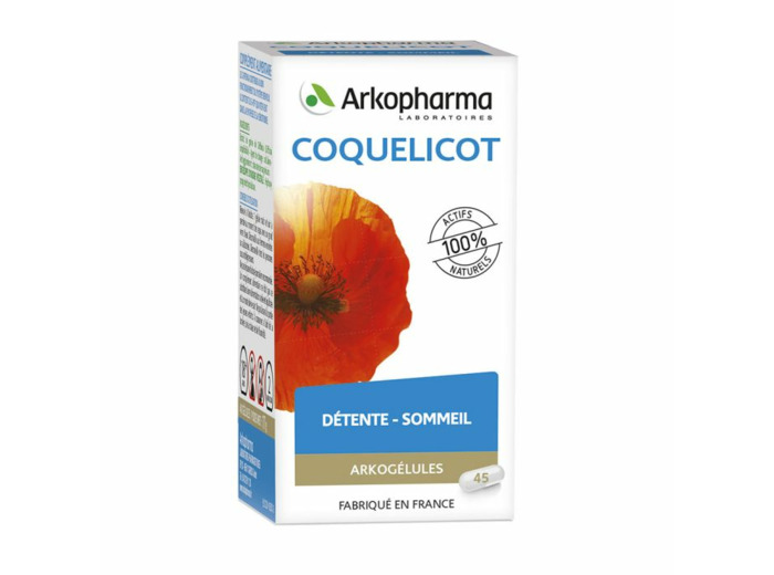 Coquelicot 45 Gelules Arkogélules Arkopharma