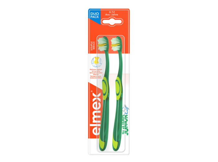 Brosse A Dents Junior Souple Duo 6-12ans Elmex