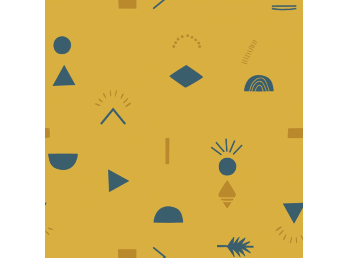 Tissu popeline Prehistoric Coord, Katia fabrics