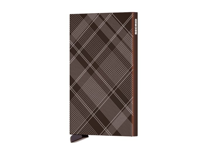 Secrid Porte-Carte Cardprotector Laser Tartan Brown