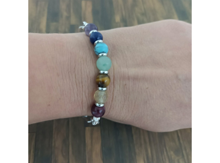 Bracelet-chaîne 7 chakras