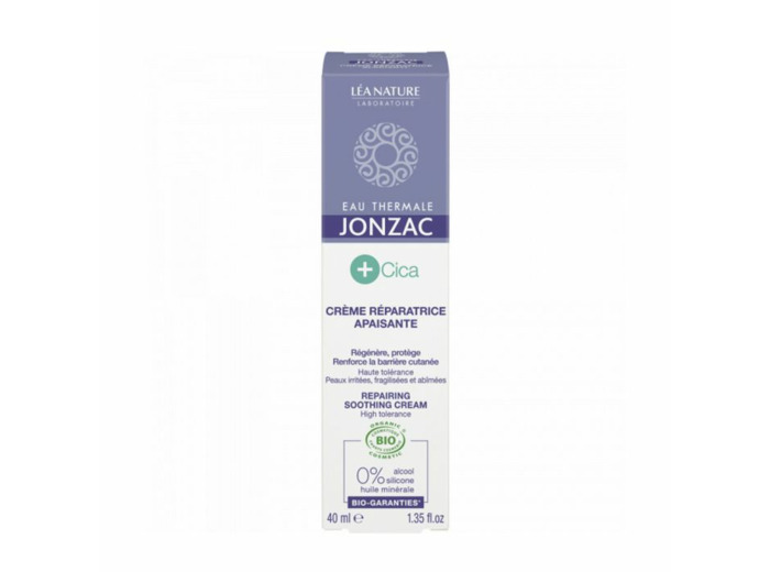 Crème Réparatrice Apaisante 40ml +Cica Eau thermale Jonzac