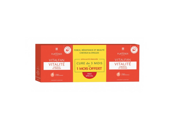 Vitalite Cheveux Et Ongles 3x30 Capsules Vitalfan René Furterer