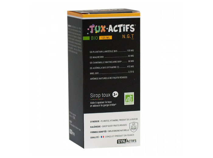 SYN TUXACTIFS BIO 3 ENFANT 125ML X12