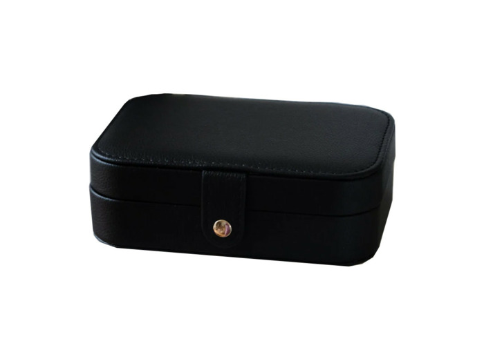 Maison Scarlett boîte à bijoux De Voyage Brigitte PU Noir