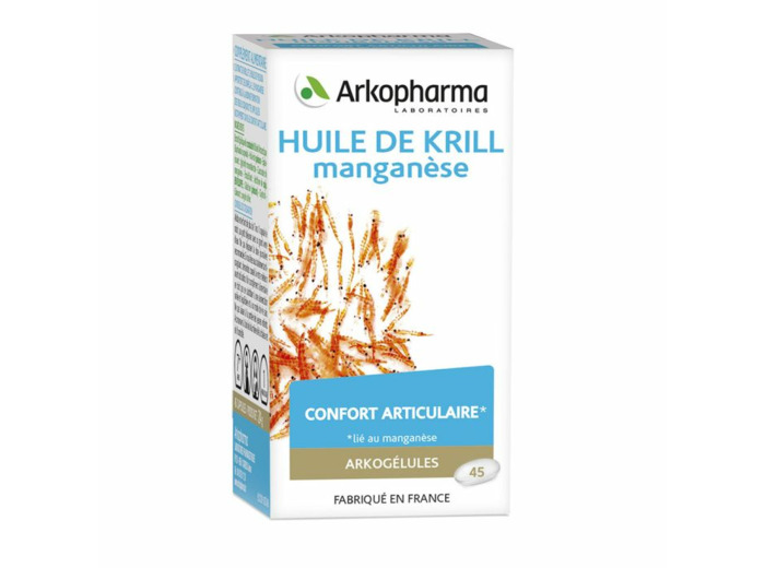 Huile De Krill + Manganese 45 Capsules Arkogélules Arkopharma