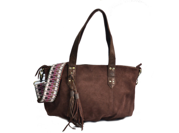 Mila Louise Nicole XS XV Petit Sac Shopping Cuir Auburn