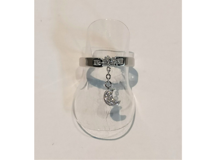 Bague en argent lune