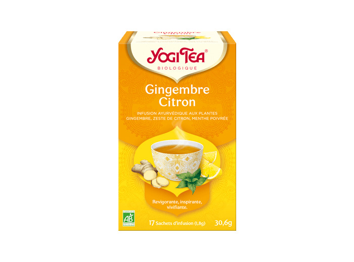 YOGI TEA GINGEMBRE CITRON