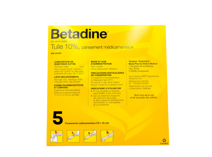 BETADINE 5 TULLES 1010