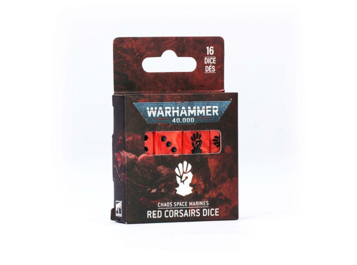 CHAOS SPACE MARINES : RED CORSAIRS DICE