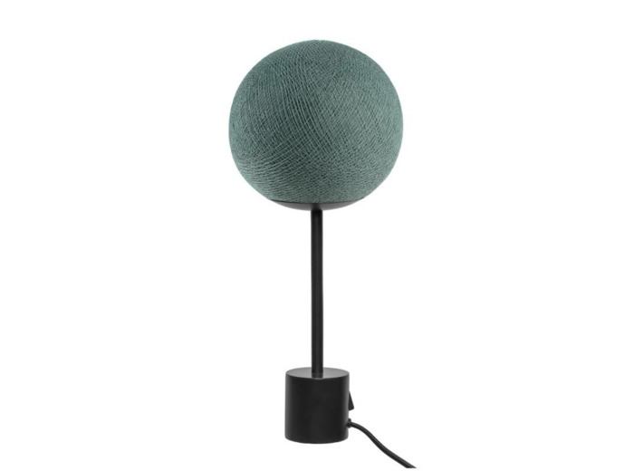 Lampe Apapa - Pied Noir - Globe Vert de Gris