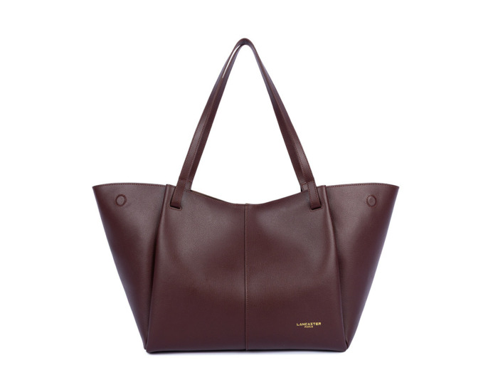 Lancaster Sierra Haus Trés Grand Sac Cabas et Epaule 538-012 Bordeaux Foncé