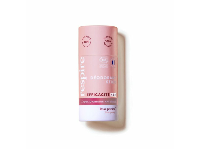 Déodorant Stick Bio 50g Rose Pivoine Respire