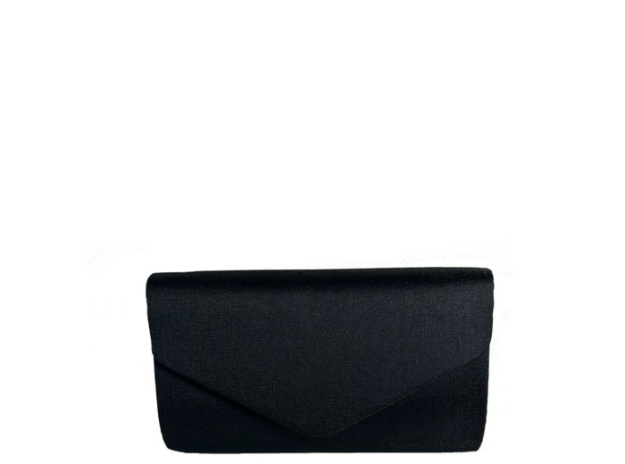 Farfouillette Pochette De Mariage A Rabat Brillante Noir