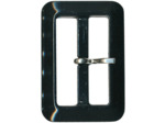 Boucle de ceinture noire 25 mm