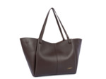 Lancaster Sierra Haus Trés Grand Sac Cabas et Epaule 538-012 Marron Foncé